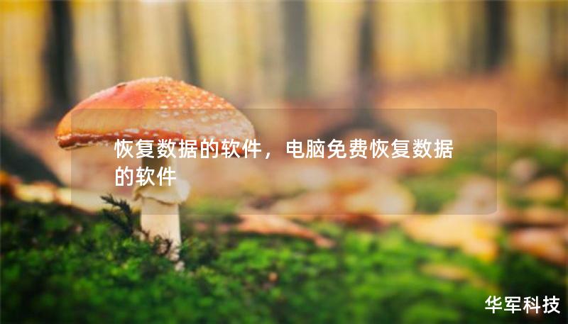 恢复数据的软件，电脑免费恢复数据的软件