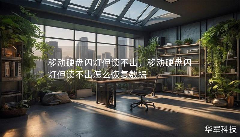 移动硬盘闪灯但读不出，移动硬盘闪灯但读不出怎么恢复数据