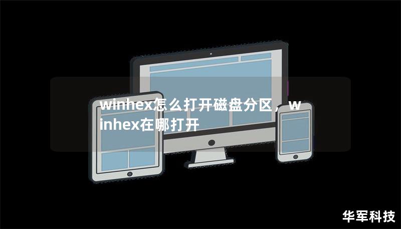 winhex怎么打开磁盘分区，winhex在哪打开