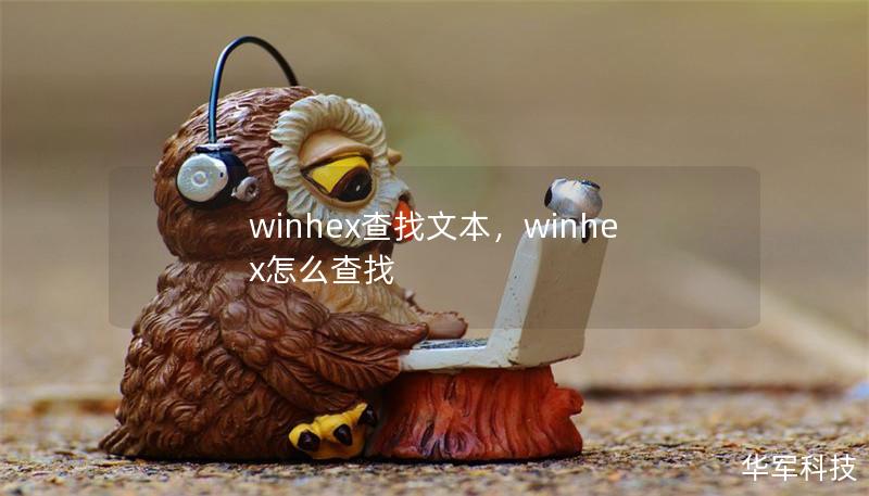 winhex查找文本,winhex怎么查找 winhex查找文本,winhex怎么查找