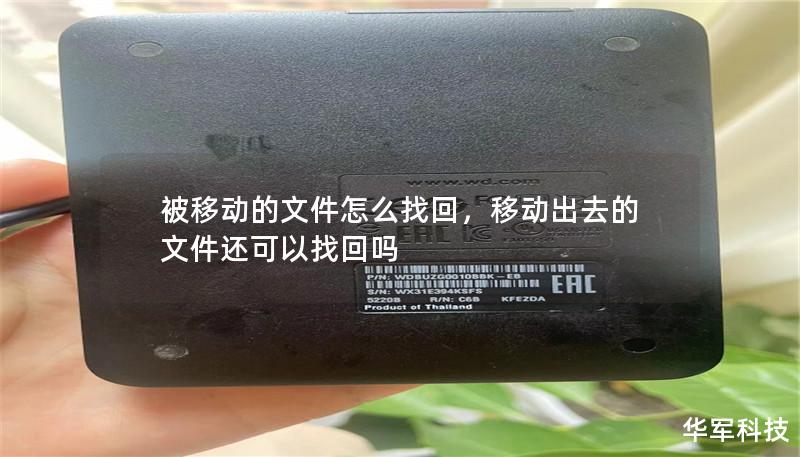被移动的文件怎么找回，移动出去的文件还可以找回吗