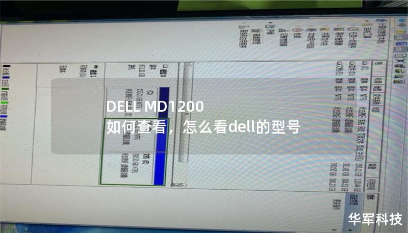 DELL MD1200 如何查看,怎么看dell的型号 DELL MD1200 如何查看,怎么看dell的型号