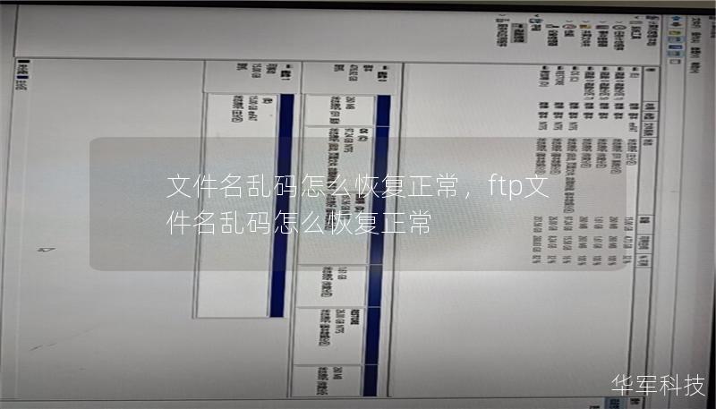 文件名乱码怎么恢复正常,ftp文件名乱码怎么恢复正常 文件名乱码怎么恢复正常,ftp文件名乱码怎么恢复正常