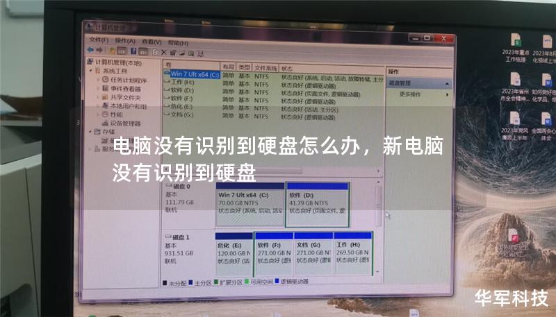 电脑没有识别到硬盘怎么办,新电脑没有识别到硬盘 电脑没有识别到硬盘怎么办,新电脑没有识别到硬盘