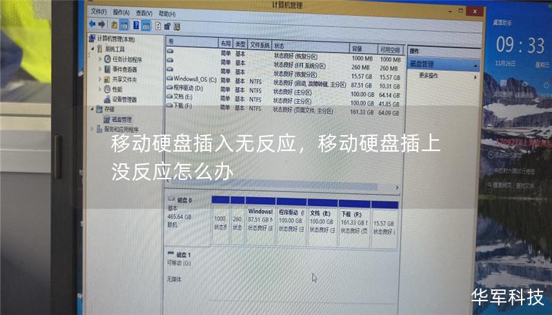移动硬盘插入无反应,移动硬盘插上没反应怎么办 移动硬盘插入无反应,移动硬盘插上没反应怎么办