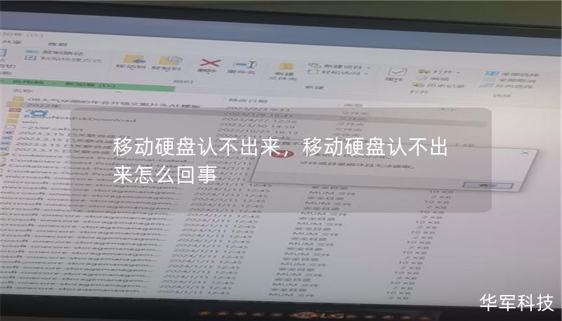 移动硬盘认不出来,移动硬盘认不出来怎么回事 移动硬盘认不出来,移动硬盘认不出来怎么回事