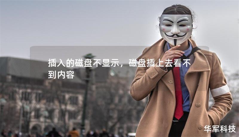 插入的磁盘不显示,磁盘插上去看不到内容 插入的磁盘不显示,磁盘插上去看不到内容