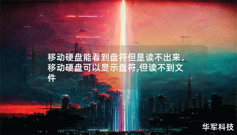 移动硬盘能看到盘符但是读不出来,移动硬盘可以显示盘符,但读不到文件 移动硬盘能看到盘符但是读不出来,移动硬盘可以显示盘符,但读不到文件