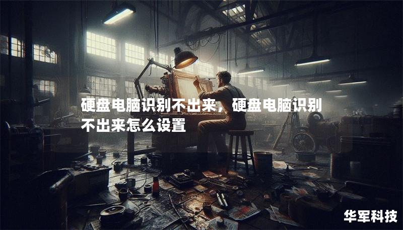 硬盘电脑识别不出来，硬盘电脑识别不出来怎么设置