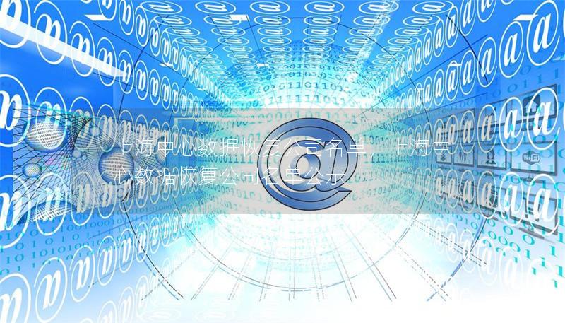 上海中心数据恢复公司名单，上海中心数据恢复公司名单公示