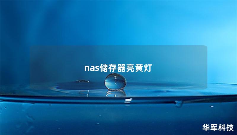 nas储存器亮黄灯