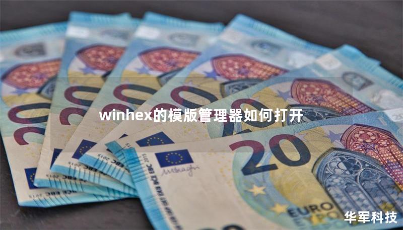 winhex的模版管理器如何打开 winhex的模版管理器如何打开