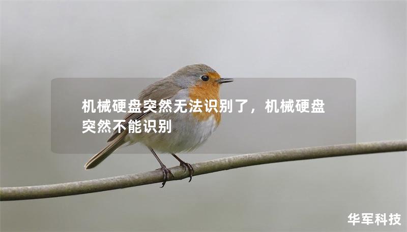 机械硬盘突然无法识别了,机械硬盘突然不能识别 机械硬盘突然无法识别了,机械硬盘突然不能识别