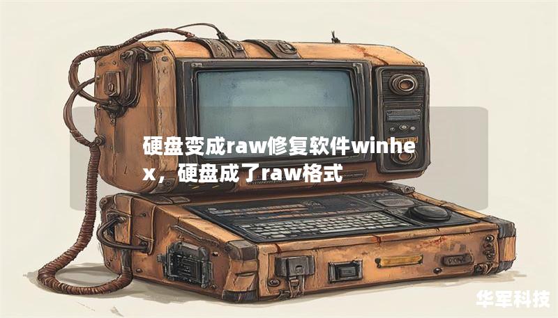 硬盘变成raw修复软件winhex，硬盘成了raw格式