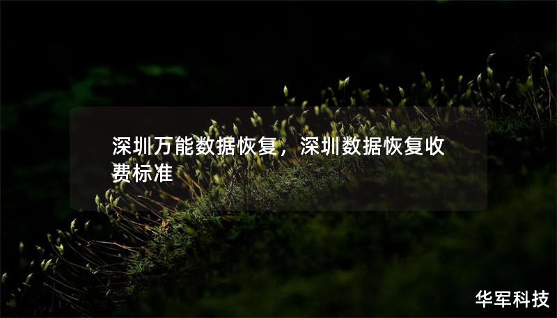 深圳万能数据恢复，深圳数据恢复收费标准