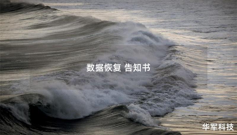 数据恢复 告知书 数据恢复 告知书