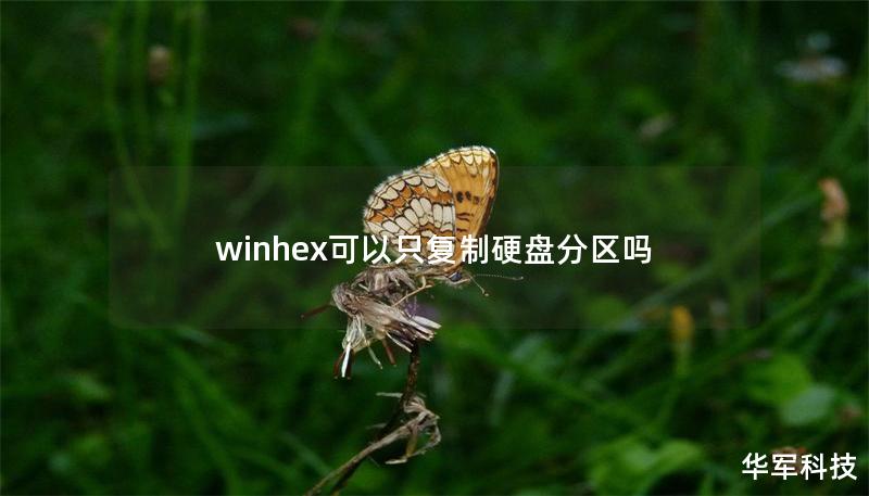 winhex可以只复制硬盘分区吗