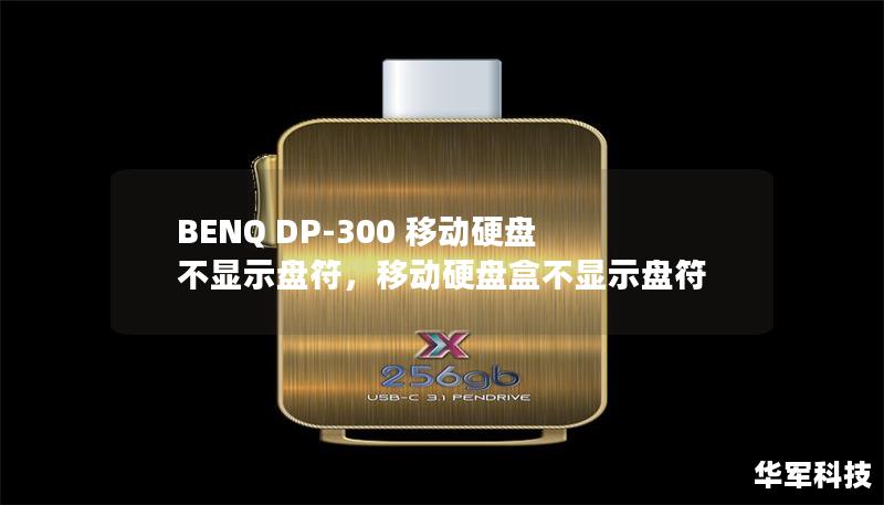 BENQ DP-300 移动硬盘不显示盘符，移动硬盘盒不显示盘符