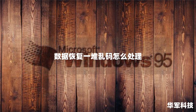 数据恢复一堆乱码怎么处理 数据恢复一堆乱码怎么处理