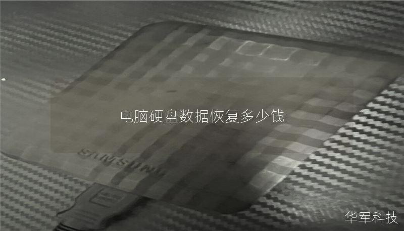 电脑硬盘数据恢复多少钱