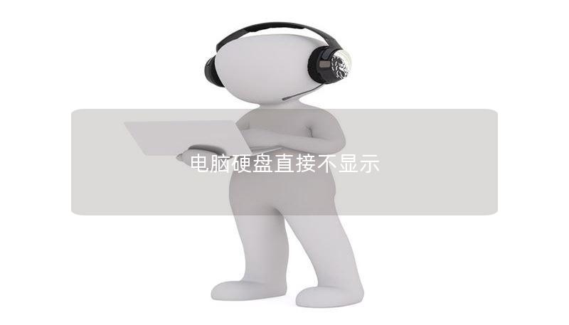 电脑硬盘直接不显示