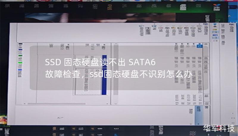 SSD 固态硬盘读不出 SATA6 故障检查，ssd固态硬盘不识别怎么办