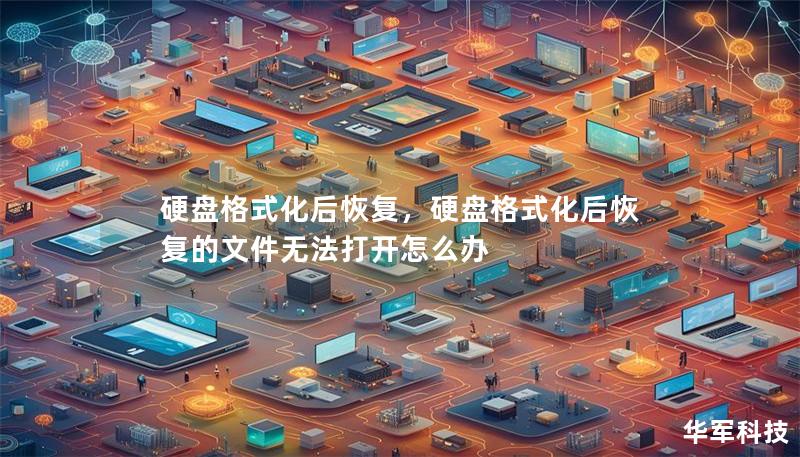 硬盘格式化后恢复，硬盘格式化后恢复的文件无法打开怎么办