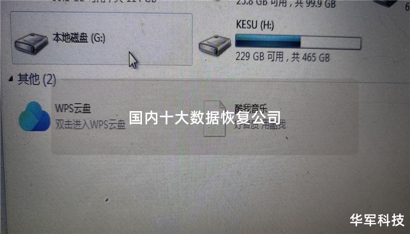 国内十大数据恢复公司 国内十大数据恢复公司