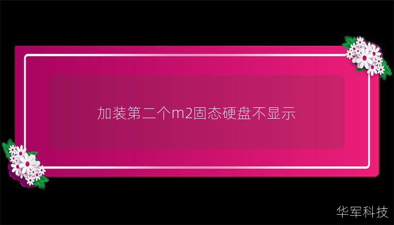 加装第二个m2固态硬盘不显示