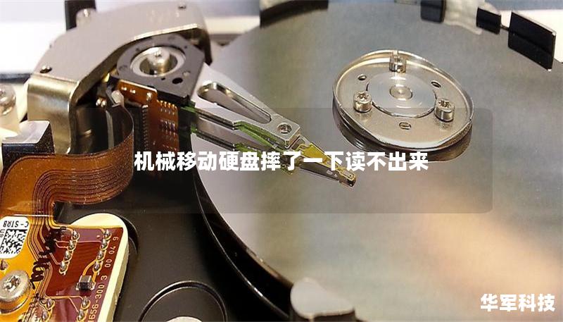 机械移动硬盘摔了一下读不出来