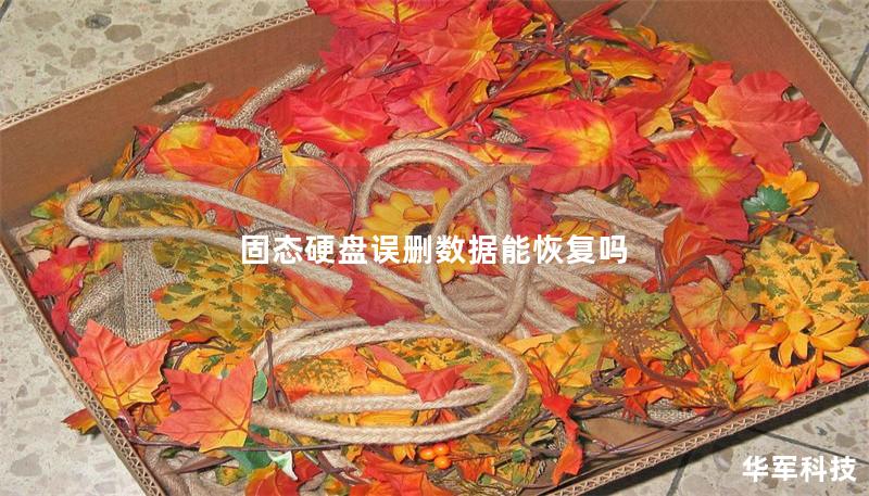 固态硬盘误删数据能恢复吗