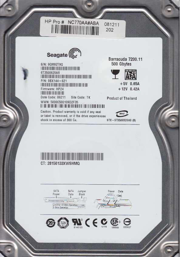 技王工程师接到盘后通过专业检测发现是硬盘的电机出现了问题，电机出现问题后是可以更换电机的，因为拆不下来，一般比较简单的方法就是直接把